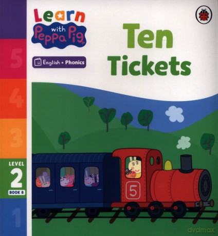 Learn with Peppa Phonics Level 2 Book 8 - Ten Tickets (Phonics Reader) [KSIĄŻKA]