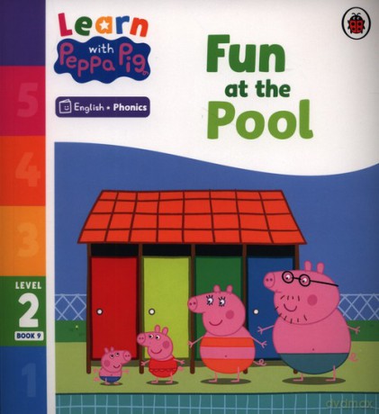 Learn with Peppa Phonics Level 2 Book 9 - Fun at the Pool [KSIĄŻKA]