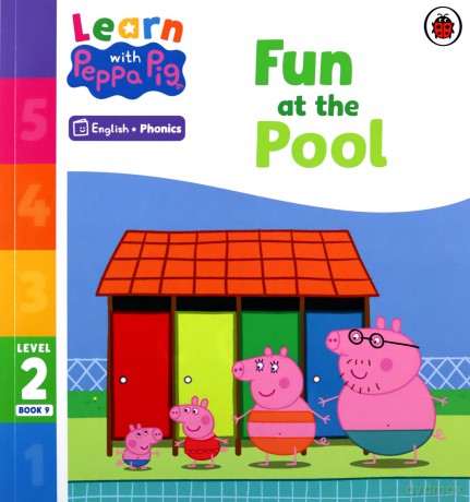 Learn with Peppa Phonics Level 2 Book 9 - Fun at the Pool [KSIĄŻKA]
