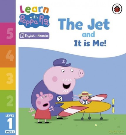 Learn with Peppa Pig Phonics Level 1 Book 6 The Jet and it is Me! [KSIĄŻKA]
