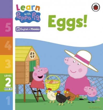 Learn with Peppa Pig Phonics Level 2 Book 10 Eggs! [KSIĄŻKA]