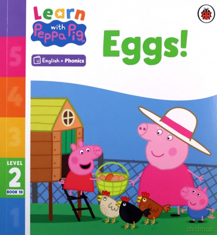 Learn with Peppa Pig Phonics Level 2 Book 10 Eggs! [KSIĄŻKA]