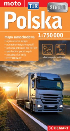 Mapa Polski TIR 1:750 000