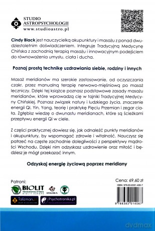 Masaż meridianów - Black Cindy [KSIĄŻKA]