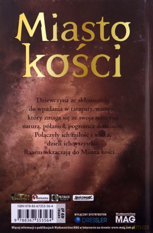 Miasto kości (Tom 1) - Cassandra Clare [KSIĄŻKA]