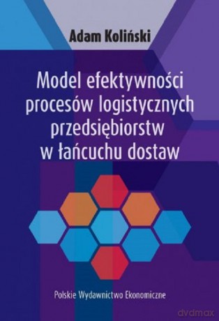 Model efektywności procesów logistycznych przedsiębiorstw w łańcuchu dostaw - Adam Koliński [KSIĄŻKA]