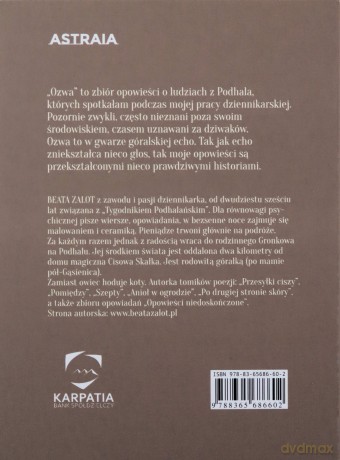 Ozwa wyd.drugie - Beata Zalot [KSIĄŻKA]