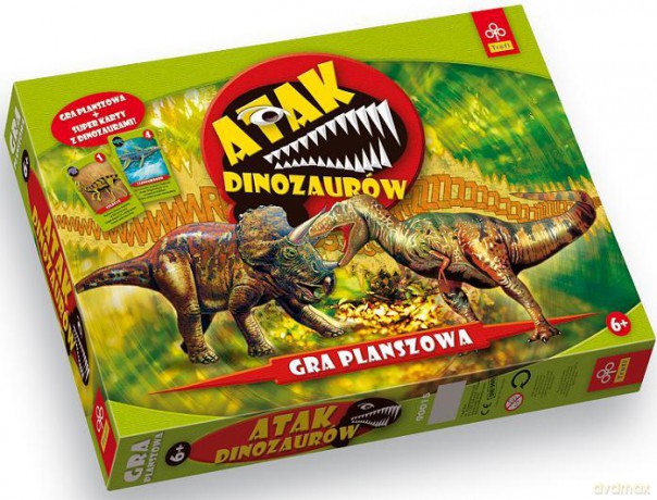 TREFL Gra Atak Dinozaurów 00437 [GRA PLANSZOWA]