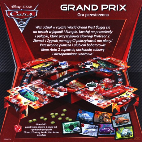 TREFL Auta 2 Grand Prix (Disney) (Cars) 00655 [GRA]