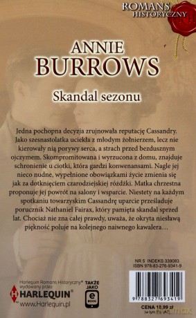 Skandal sezonu - Annie Burrows [KSIĄŻKA]