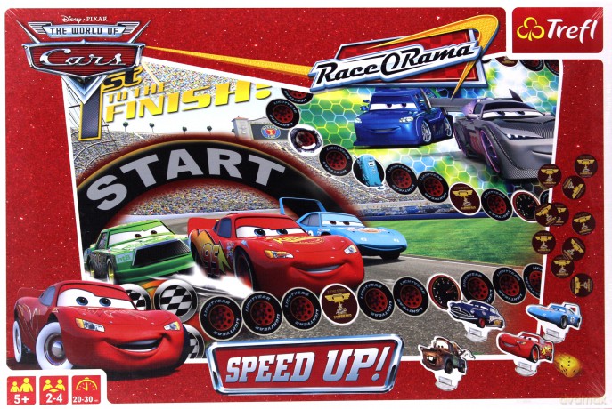 TREFL Auta - Speed Up! (Cars) (Disney) wersja wielojęzyczna 00565 [GRA]