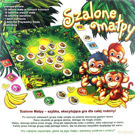 TREFL Szalone Małpy 00684 [GRA PLANSZOWA]