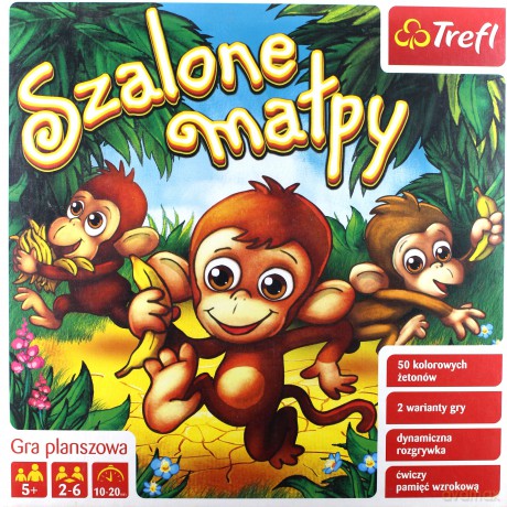 TREFL Szalone Małpy 00684 [GRA PLANSZOWA]