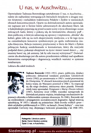 U nas w Auschwitzu... - Tadeusz Borowski [KSIĄŻKA]