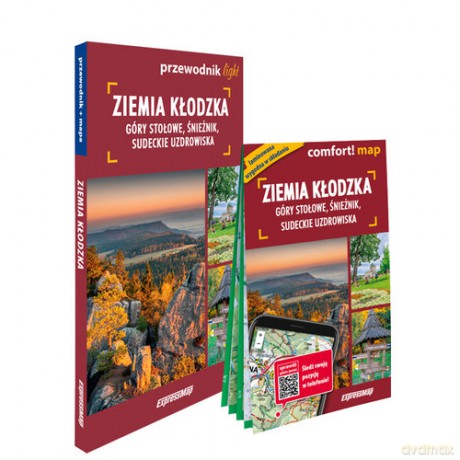 Ziemia kłodzka. Góry Stołowe, Śnieżnik, sudeckie uzdrowiska light: przewodnik + mapa [KSIĄŻKA]