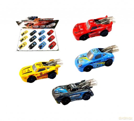 Auto metal z gwizdkiem