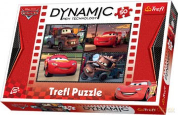 TREFL 50 DYNAMIC Auta (Disney) 35191 [PUZZLE]
