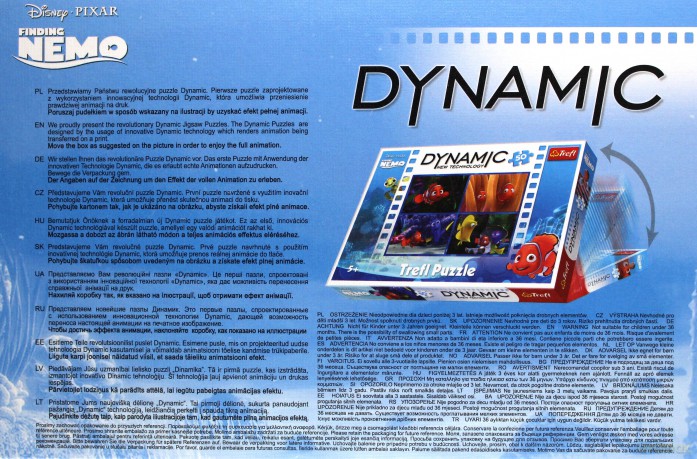 TREFL 50 el. DYNAMIC Gdzie Jest Nemo 3D (Disney) (35193) [PUZZLE]