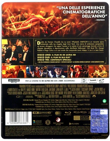 Babilon (steelbook) [Blu-Ray 4K]+ 2x[Blu-Ray]