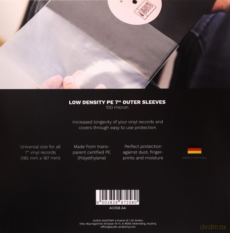 Audio Anatomy: 50x7 Inch PE Low Density Outer Sleeves (100 Micron)