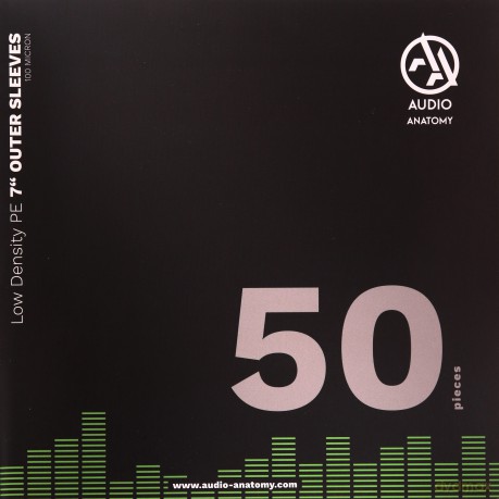 Audio Anatomy: 50x7 Inch PE Low Density Outer Sleeves (100 Micron)