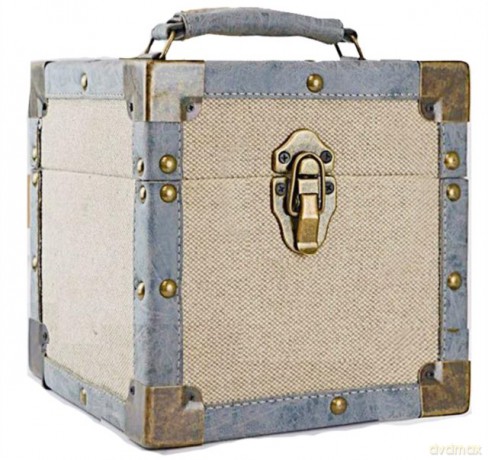 Cream Cloth: 7 Inch 50 Record Storage Carry Case