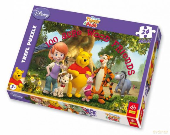 TREFL 24 MAXI Moi Przyjaciele Tygrys i Kubuś - W Stumilowym Lesie (Disney) 14101 [PUZZLE]