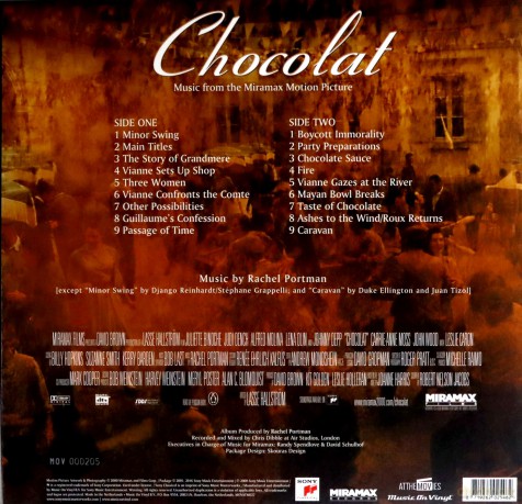 Rachel Portman: Chocolat soundtrack (White) [Winyl]