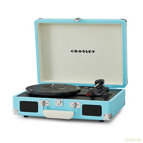 Crosley: Cruiser Plus Deluxe Portable Turntable - Now With Bluetooth Out (Turquoise)