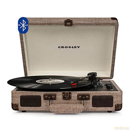 Crosley: Cruiser Plus Deluxe Portable Turntable (Havana)- Now With Bluetooth Out
