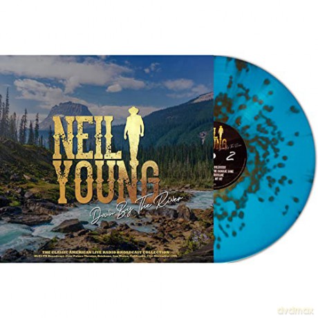Neil Young: Down By The River - Cow Palace Theater 1986 (Turquoise/Gold Splatter) [Winyl]