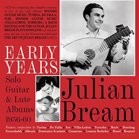 Julian Bream: Early Years: Solo Guitar & Lute Albums 1956-60 [3CD]