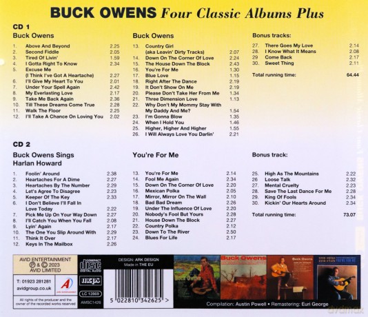 Buck Owens: Four Classic Albums Plus [2CD]