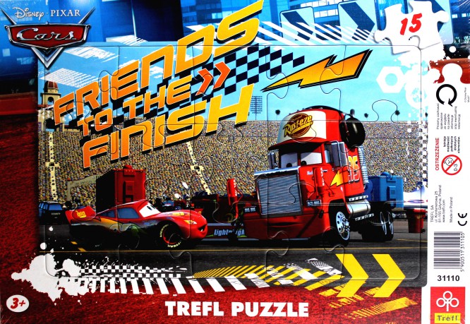 TREFL 15 el. Auta - Zygzak i Marian 31110 el. [PUZZLE]