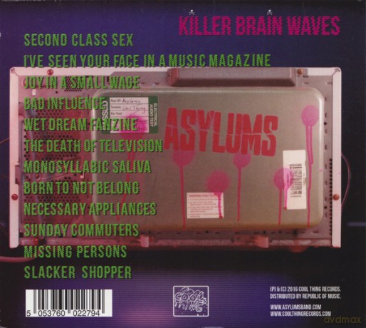Asylums: Killer Brain Waves [CD]