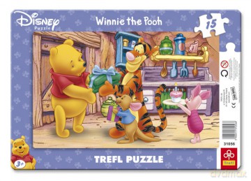 TREFL 15 RAMKOWE Kubuś Puchatek - Prezenty (Disney) 31056 [PUZZLE]
