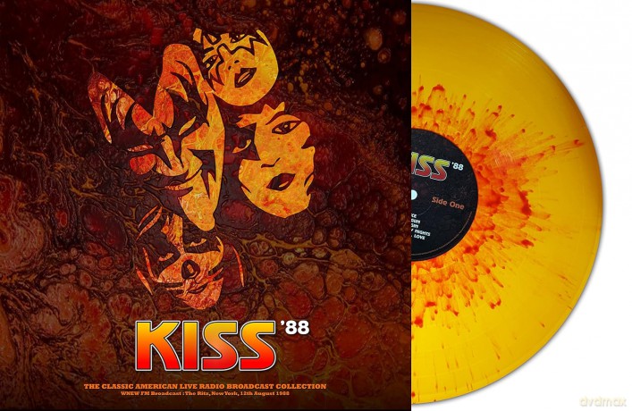 Kiss: Live At The Ritz. New York 1988 (Orange/Red Splatter) [Winyl]