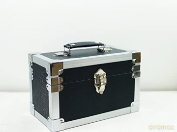 Burgandy Cloth: LP Record Storage Carry Case