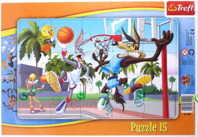 TREFL 15 el. Looney Tunes - Mecz Koszykówki 31109 [PUZZLE]