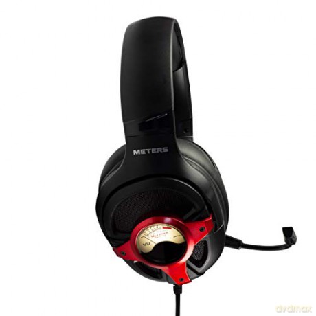 Meters: Meters Level Up Red Wired Gaming Headphones