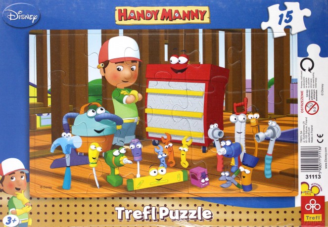 TREFL 15 el. Maniek Złota Rączka (Disney) 31113 [PUZZLE]
