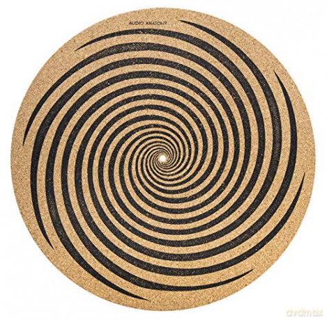 Audio Anatomy: Spiral Slipmat Cork - Diameter: 295 Mm - Thickness: 3Mm - Audio Anatomy