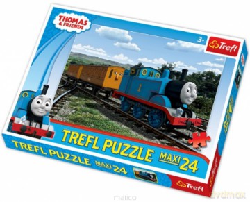 TREFL 24 MAXI Tomek i przyjaciele - Uśmiechnięta Lokomotywa 14126 [PUZZLE]