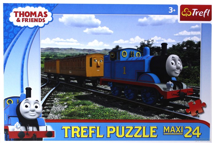 TREFL 24 MAXI Tomek i przyjaciele - Uśmiechnięta Lokomotywa 14126 [PUZZLE]