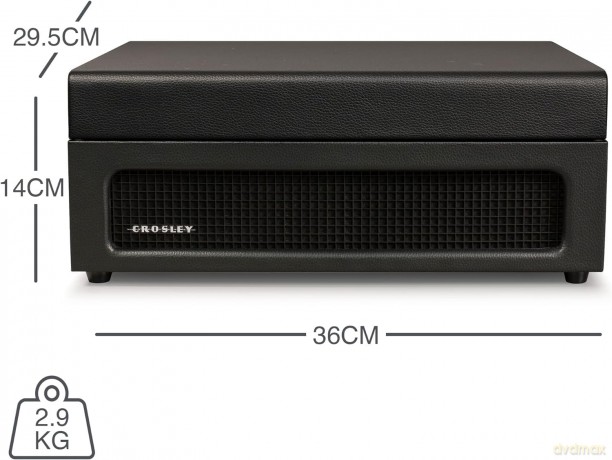 Crosley: Voyager Portable Turntable (Black)- Now With Bluetooth Out