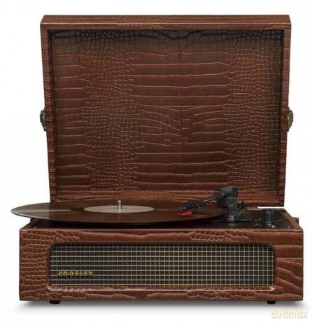 Crosley: Voyager Portable Turntable (Brown Croc) - Now With Bluetooth Out