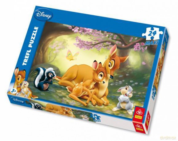 TREFL 24 Maxi Bambi - Bambi Najlepiej z Mamą (Disney) 14096 [PUZZLE]