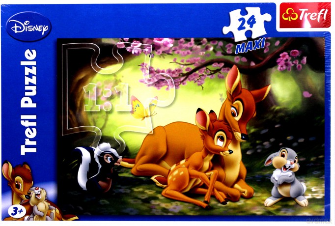 TREFL 24 Maxi Bambi - Bambi Najlepiej z Mamą (Disney) 14096 [PUZZLE]
