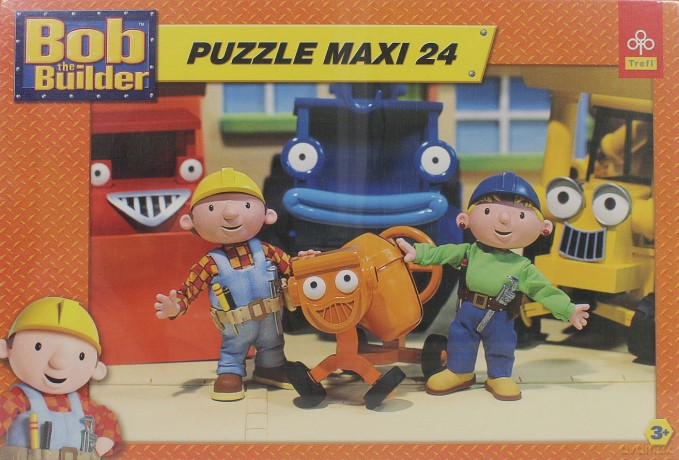 TREFL 24 MAXI Bob Budowniczy - Betoniarka Boba Budowniczego 14098 [PUZZLE]