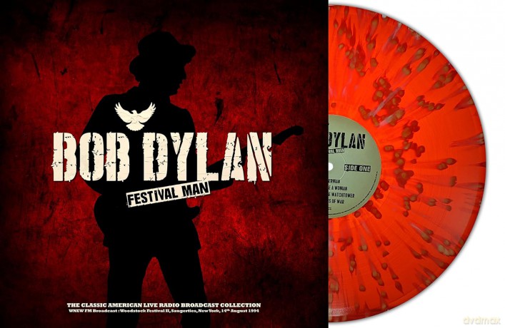 Bob Dylan: WNEW FM Broadcast Woodstock Festival II Suagerties NY 14th August 1994 (Red/White Splatter) [Winyl]